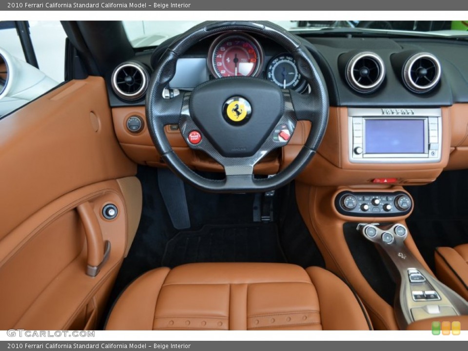 Beige Interior Dashboard for the 2010 Ferrari California  #97028874