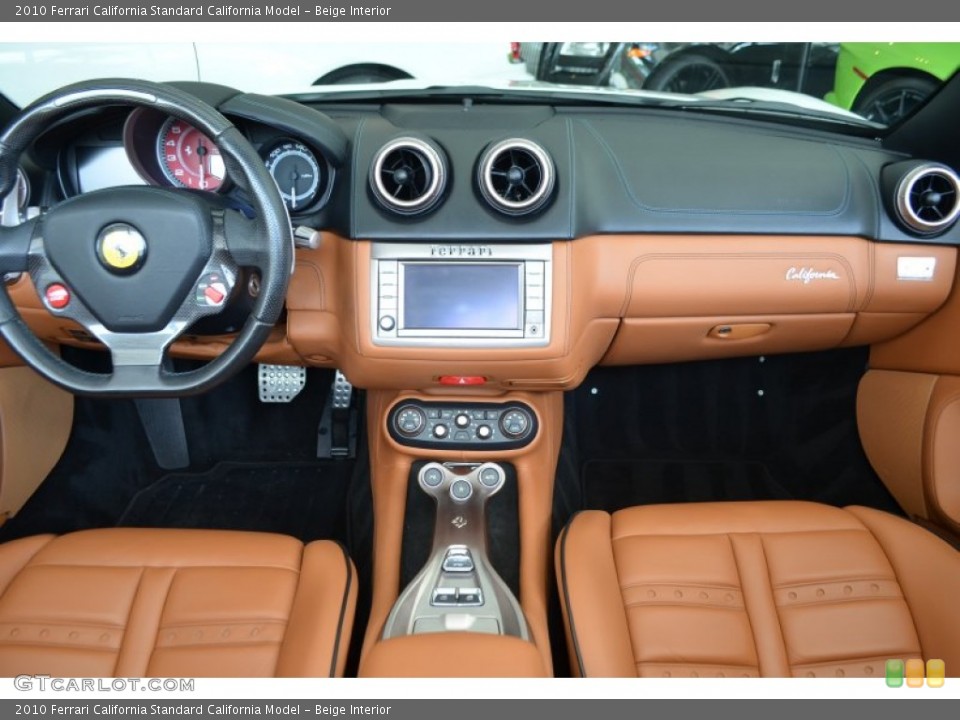 Beige Interior Dashboard for the 2010 Ferrari California  #97028895