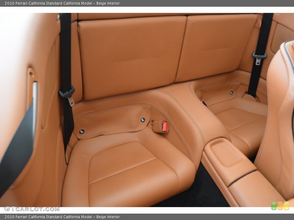 Beige Interior Rear Seat for the 2010 Ferrari California  #97028937