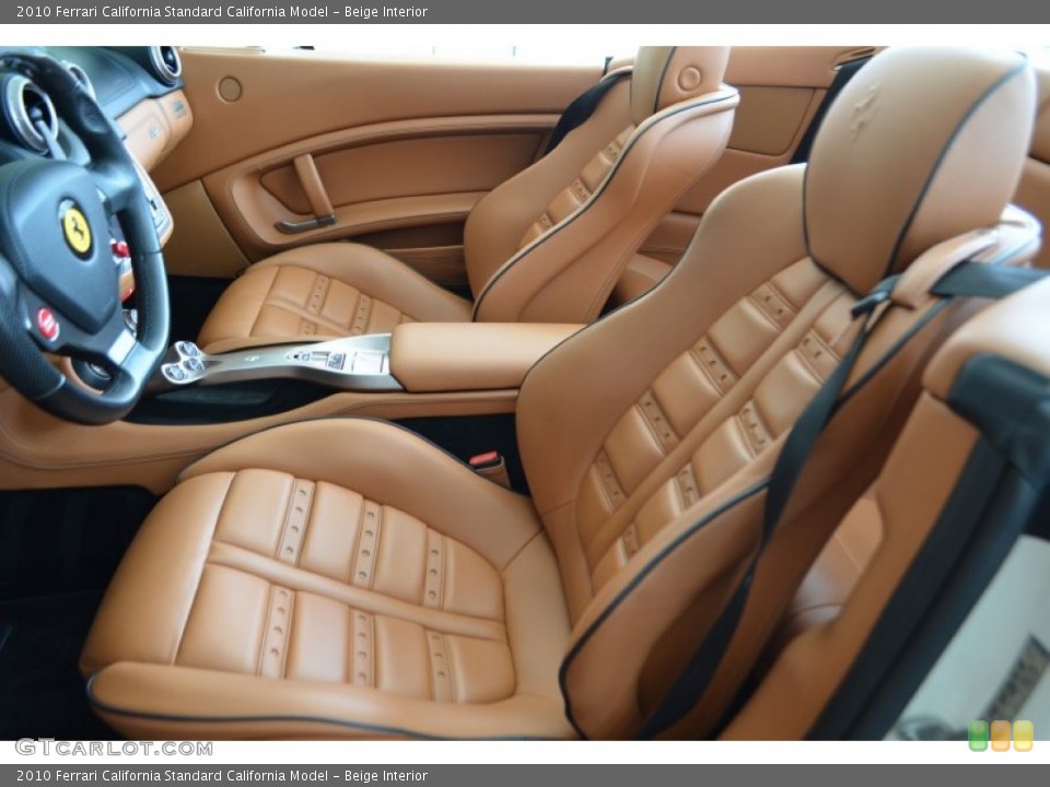 Beige Interior Front Seat for the 2010 Ferrari California  #97028949