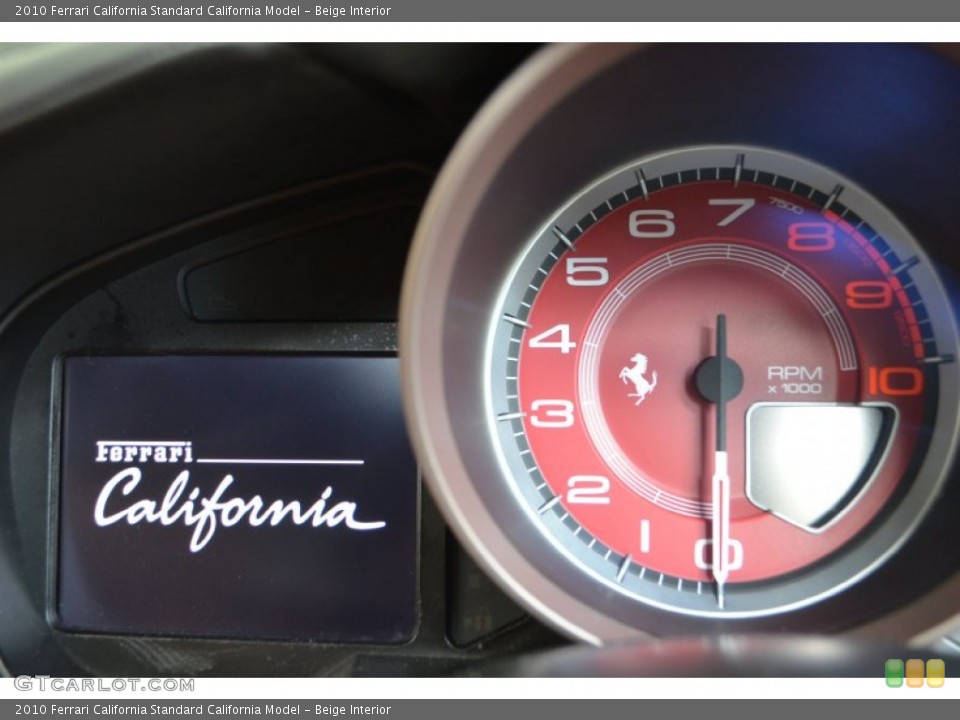 Beige Interior Gauges for the 2010 Ferrari California  #97029018