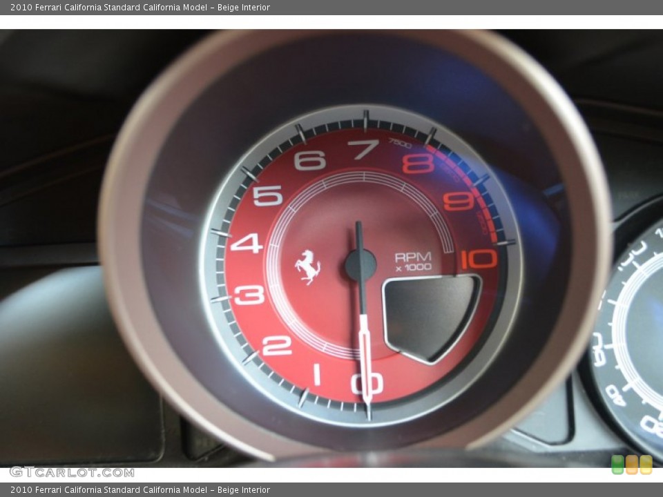 Beige Interior Gauges for the 2010 Ferrari California  #97029040