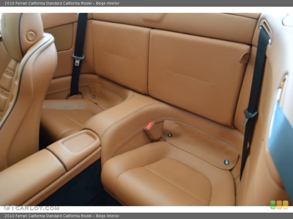 Beige Interior Rear Seat for the 2010 Ferrari California  #97029063