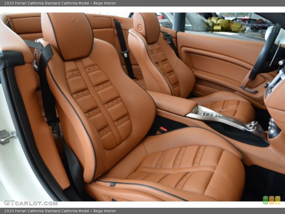 Beige Interior Front Seat for the 2010 Ferrari California  #97029111