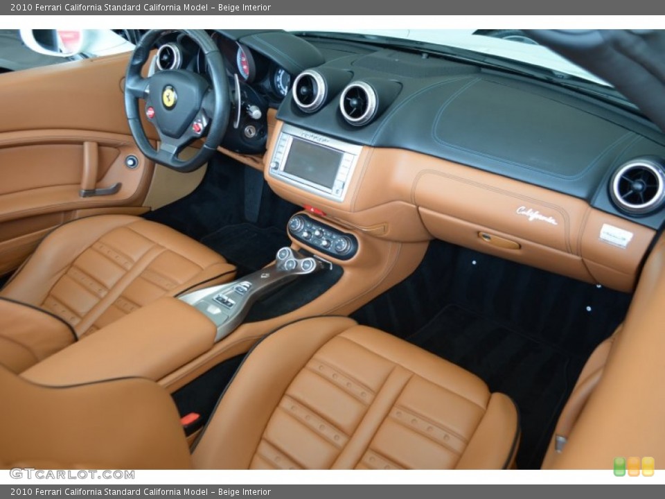 Beige Interior Dashboard for the 2010 Ferrari California  #97029169