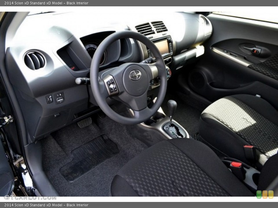 Black 2014 Scion xD Interiors