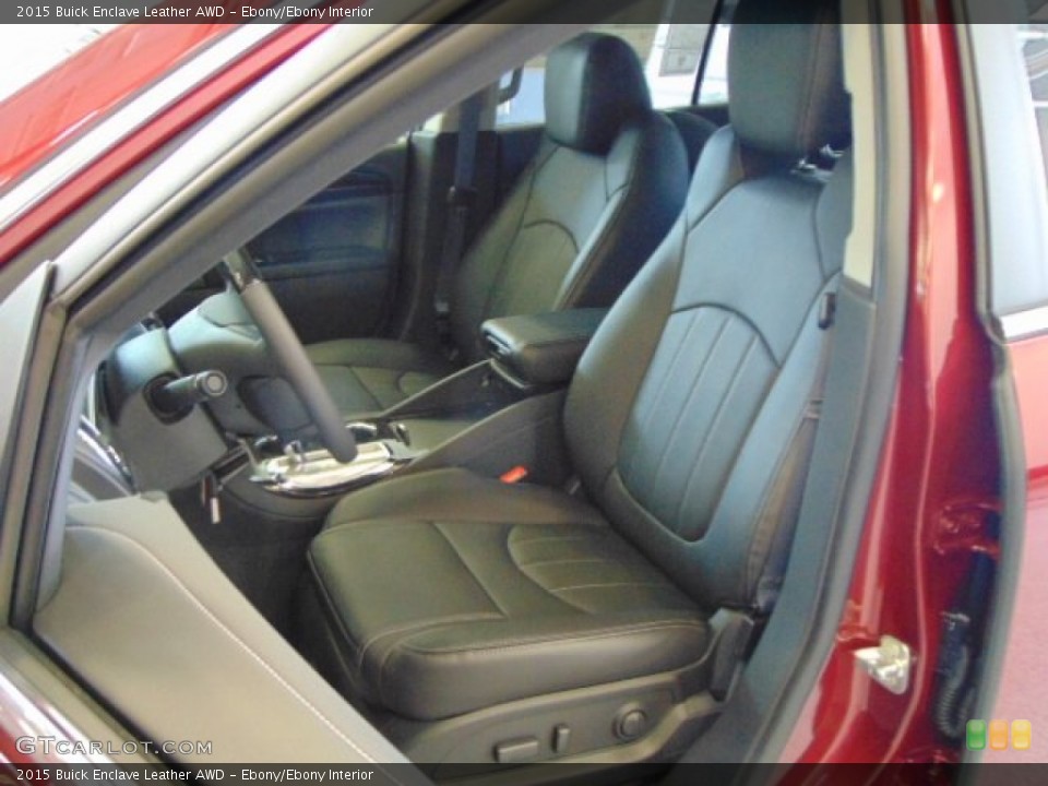 Ebony/Ebony 2015 Buick Enclave Interiors