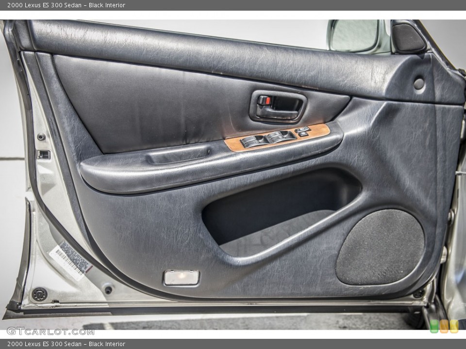 Black Interior Door Panel for the 2000 Lexus ES 300 Sedan #97031796