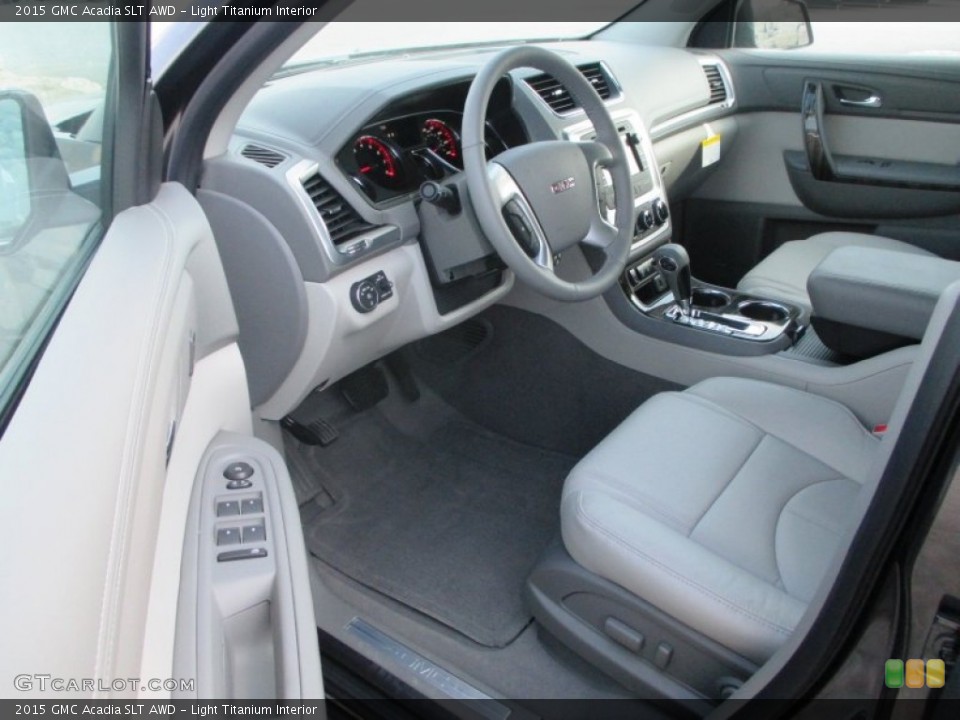 Light Titanium 2015 GMC Acadia Interiors