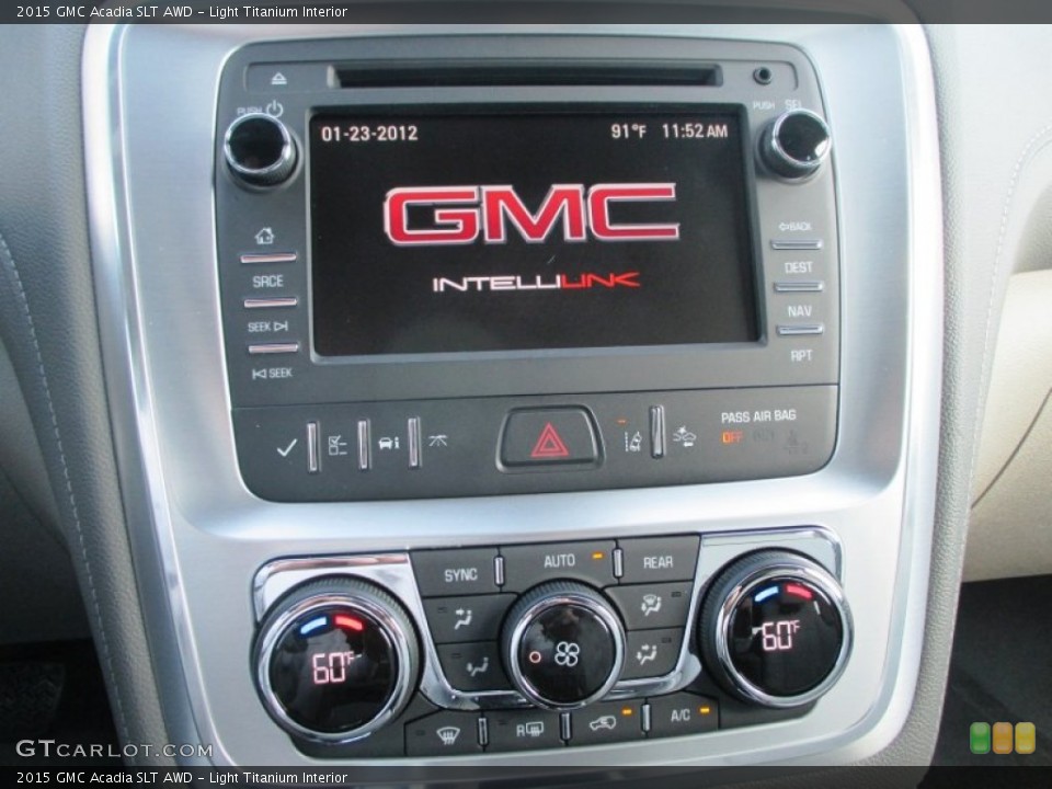 Light Titanium Interior Controls for the 2015 GMC Acadia SLT AWD #97040643