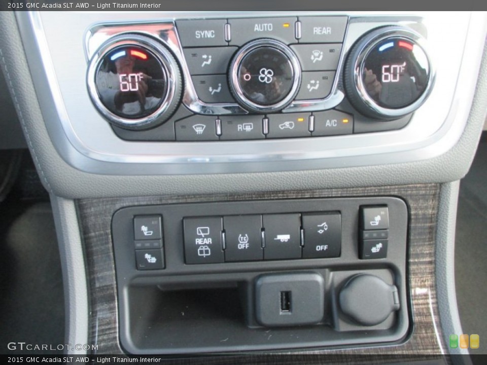 Light Titanium Interior Controls for the 2015 GMC Acadia SLT AWD #97040730