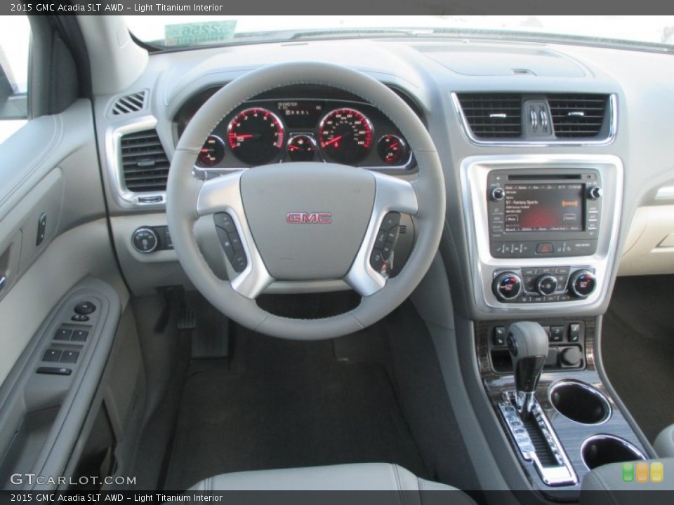 Light Titanium Interior Dashboard for the 2015 GMC Acadia SLT AWD #97040868
