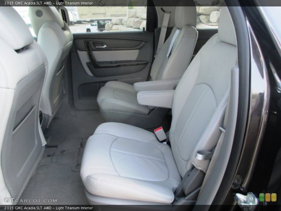 Light Titanium Interior Rear Seat for the 2015 GMC Acadia SLT AWD #97040892