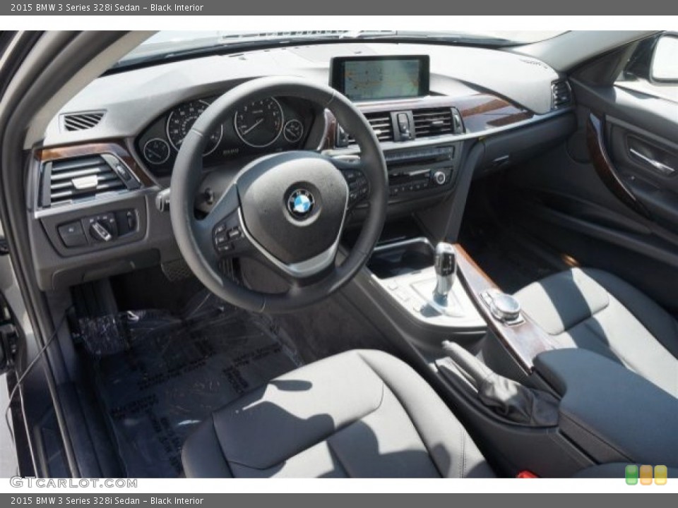 Black Interior Photo for the 2015 BMW 3 Series 328i Sedan #97041783