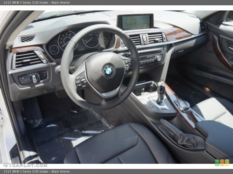 Black Interior Photo for the 2015 BMW 3 Series 328i Sedan #97041882