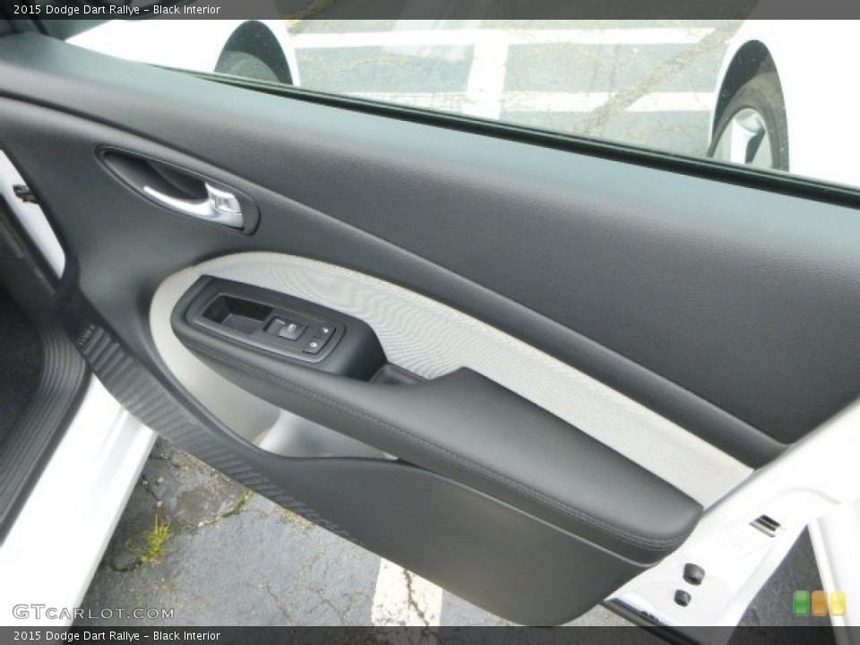 Black Interior Door Panel for the 2015 Dodge Dart Rallye #97043596