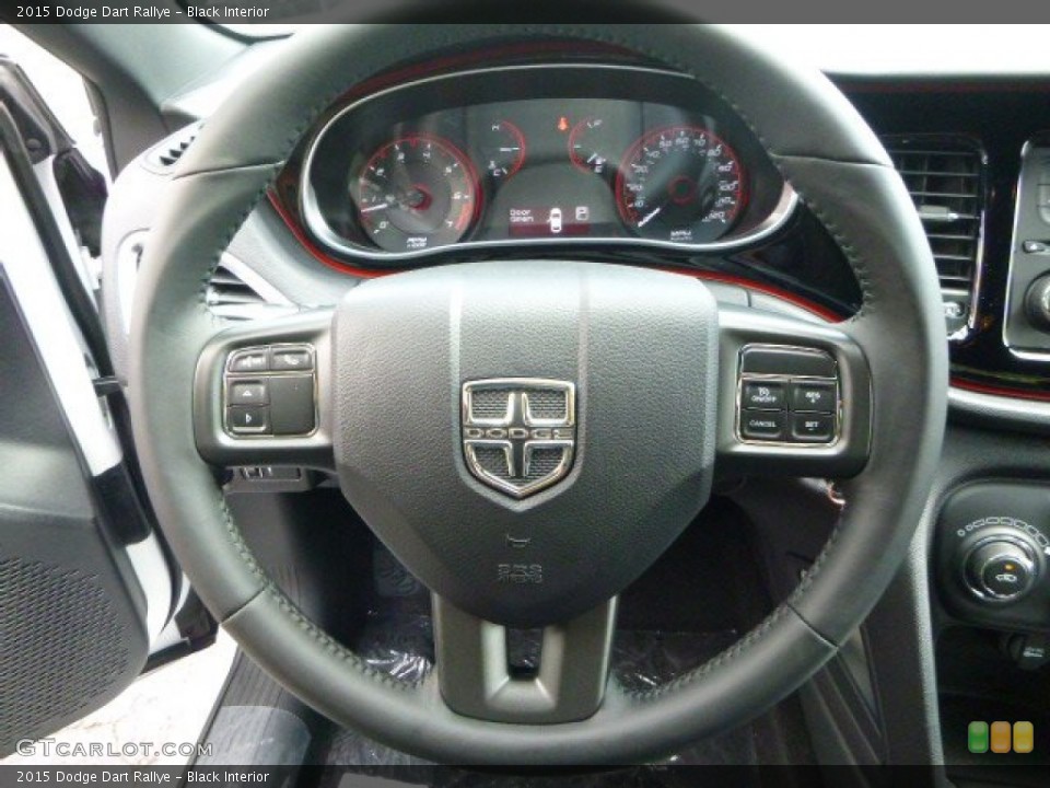 Black Interior Steering Wheel for the 2015 Dodge Dart Rallye #97043655