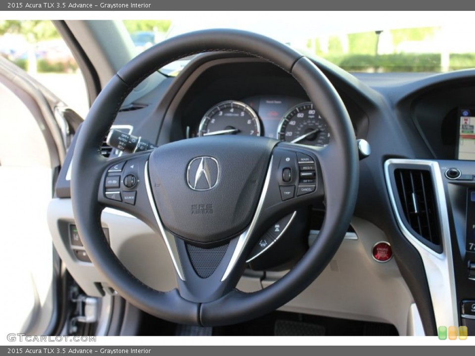 Graystone Interior Steering Wheel for the 2015 Acura TLX 3.5 Advance #97043751