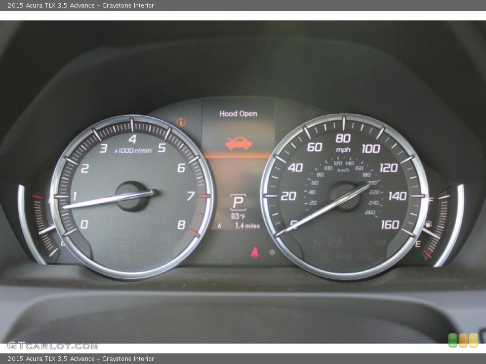 Graystone Interior Gauges for the 2015 Acura TLX 3.5 Advance #97043775