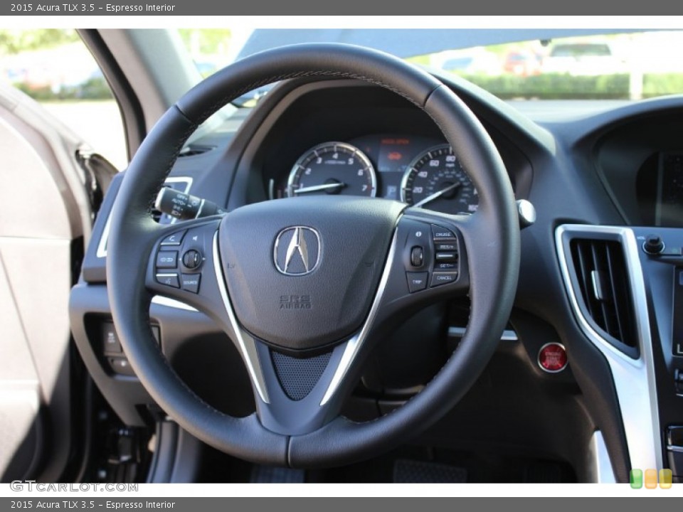 Espresso Interior Steering Wheel for the 2015 Acura TLX 3.5 #97044192