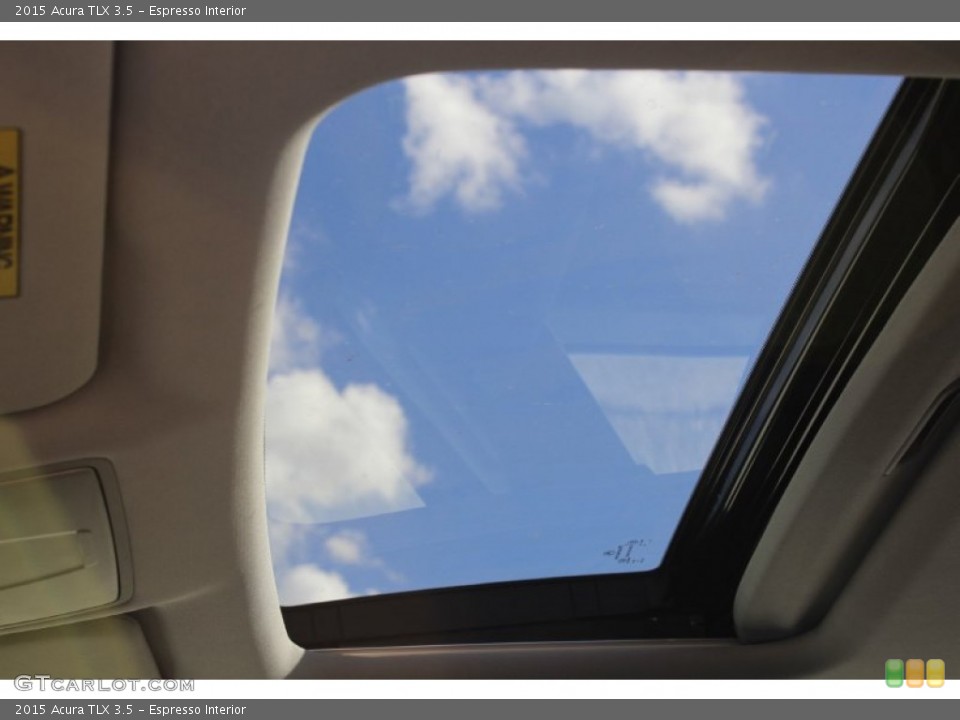 Espresso Interior Sunroof for the 2015 Acura TLX 3.5 #97044394