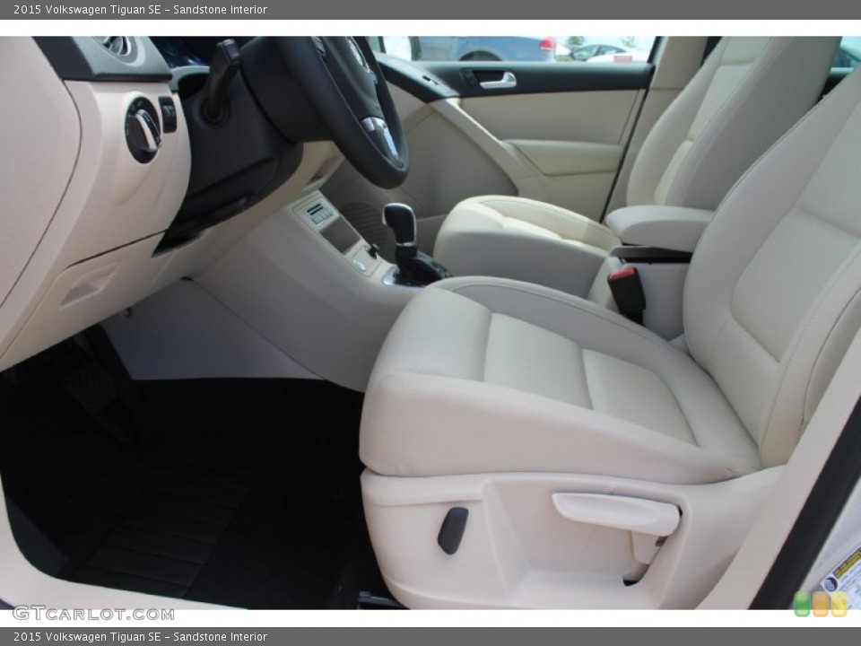 Sandstone Interior Front Seat for the 2015 Volkswagen Tiguan SE #97044798
