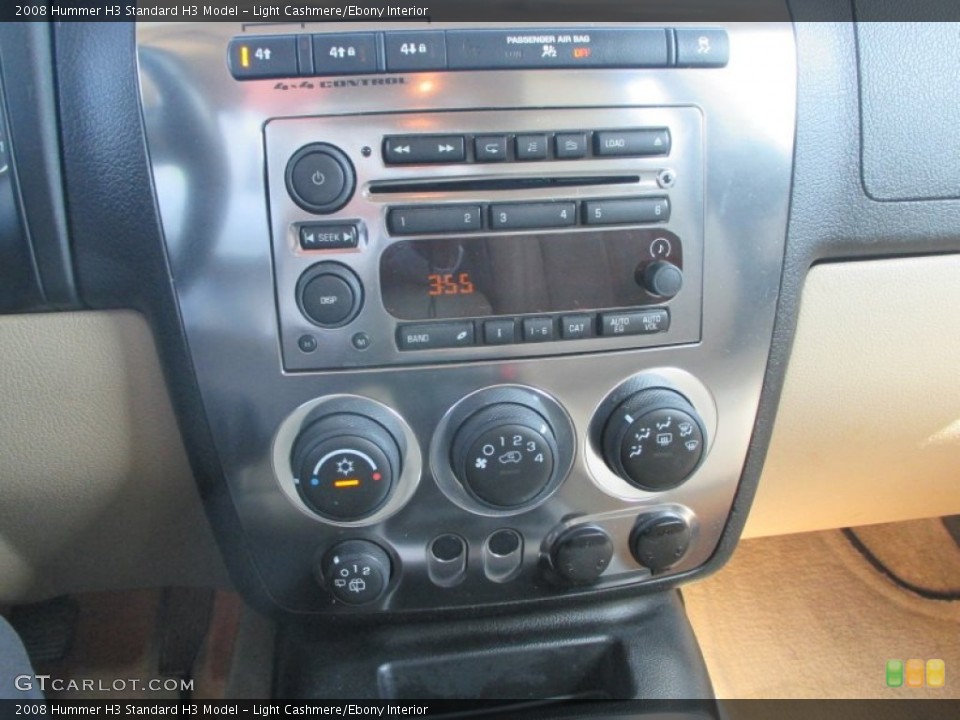 Light Cashmere/Ebony Interior Controls for the 2008 Hummer H3  #97051118