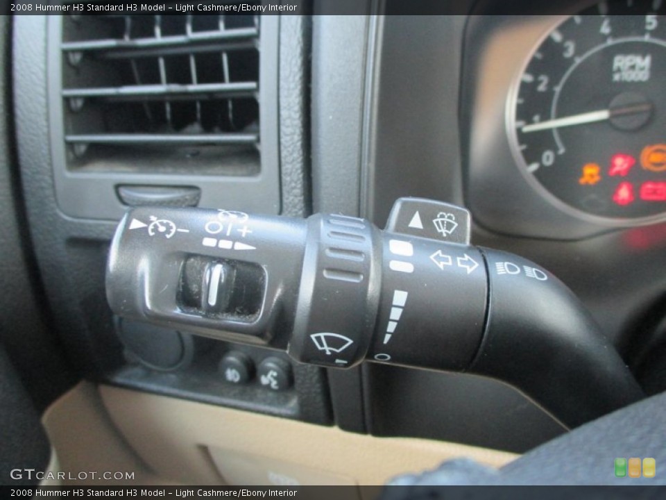 Light Cashmere/Ebony Interior Controls for the 2008 Hummer H3  #97051217