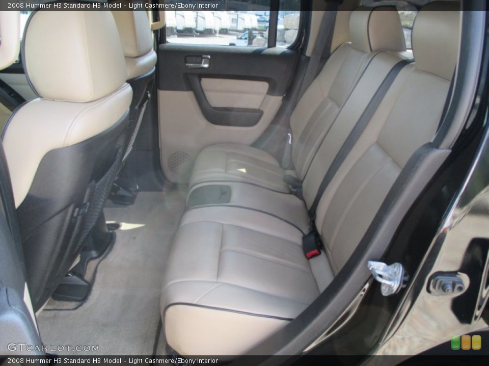 Light Cashmere/Ebony Interior Rear Seat for the 2008 Hummer H3  #97051451