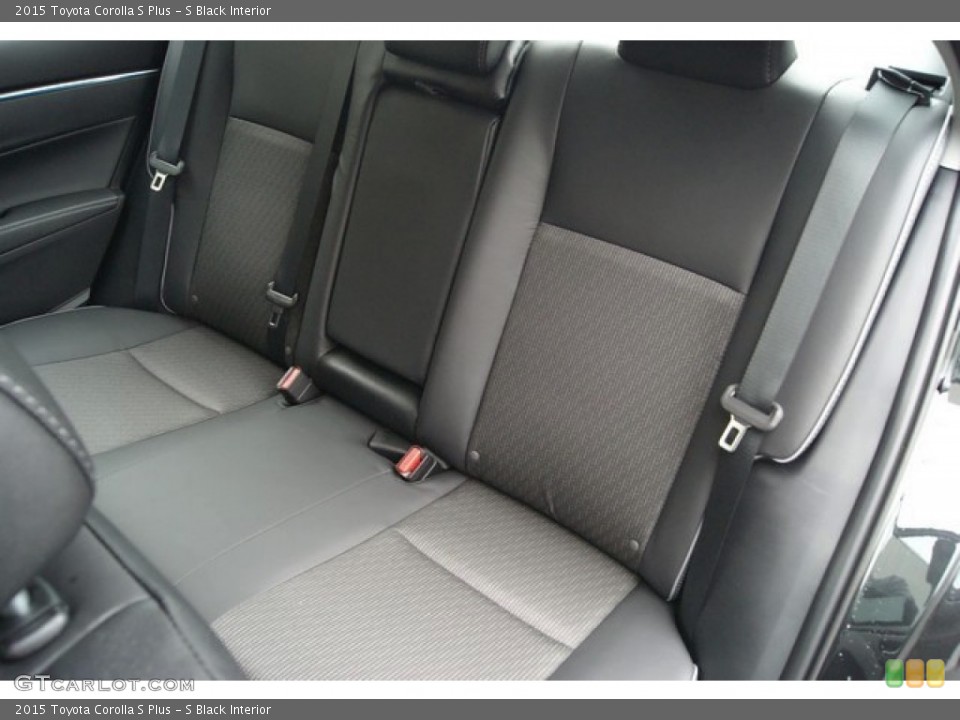 S Black Interior Rear Seat for the 2015 Toyota Corolla S Plus #97054205