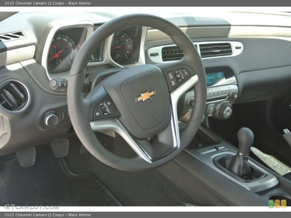 Black Interior Dashboard for the 2015 Chevrolet Camaro LS Coupe #97057160