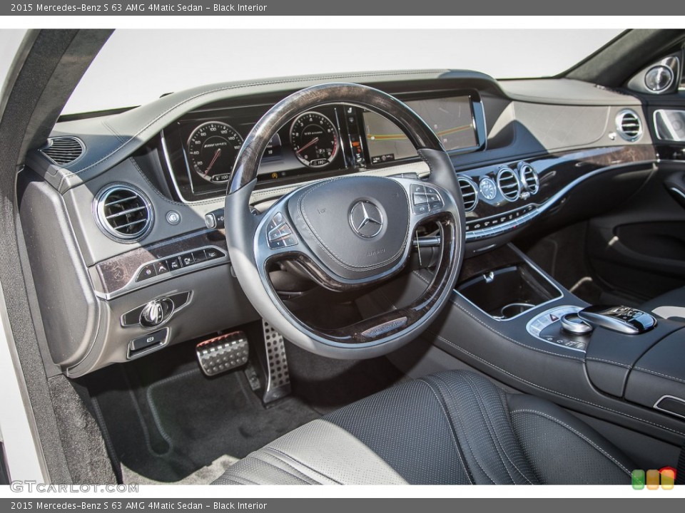 Black Interior Photo for the 2015 Mercedes-Benz S 63 AMG 4Matic Sedan #97058231