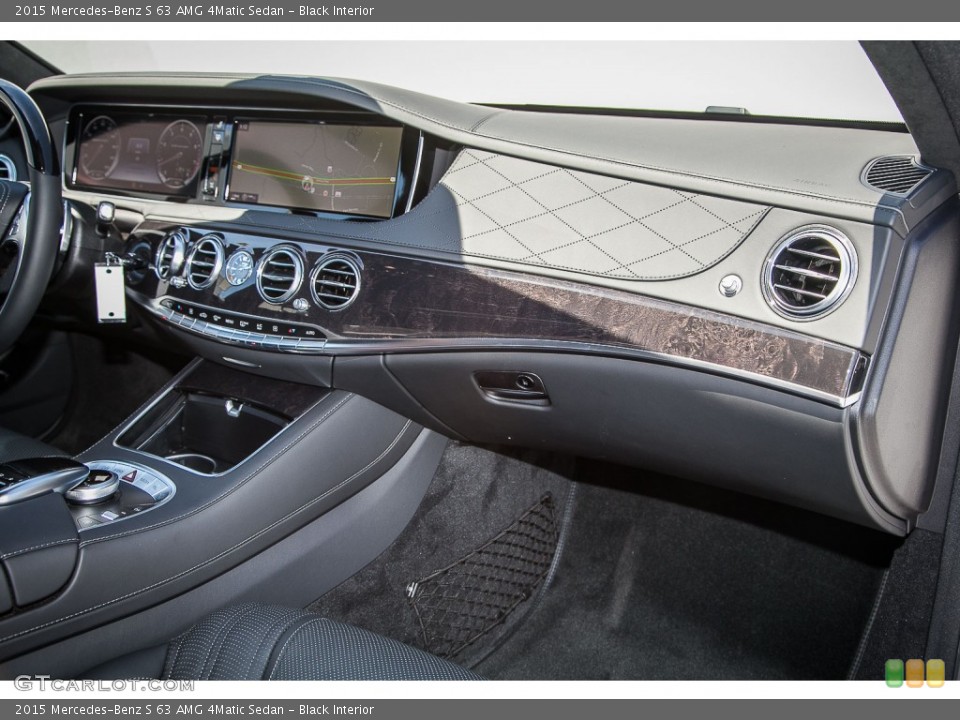 Black Interior Dashboard for the 2015 Mercedes-Benz S 63 AMG 4Matic Sedan #97058312