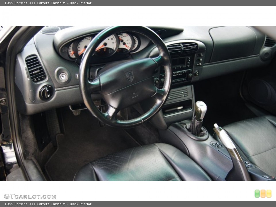 Black Interior Dashboard for the 1999 Porsche 911 Carrera Cabriolet #97059711