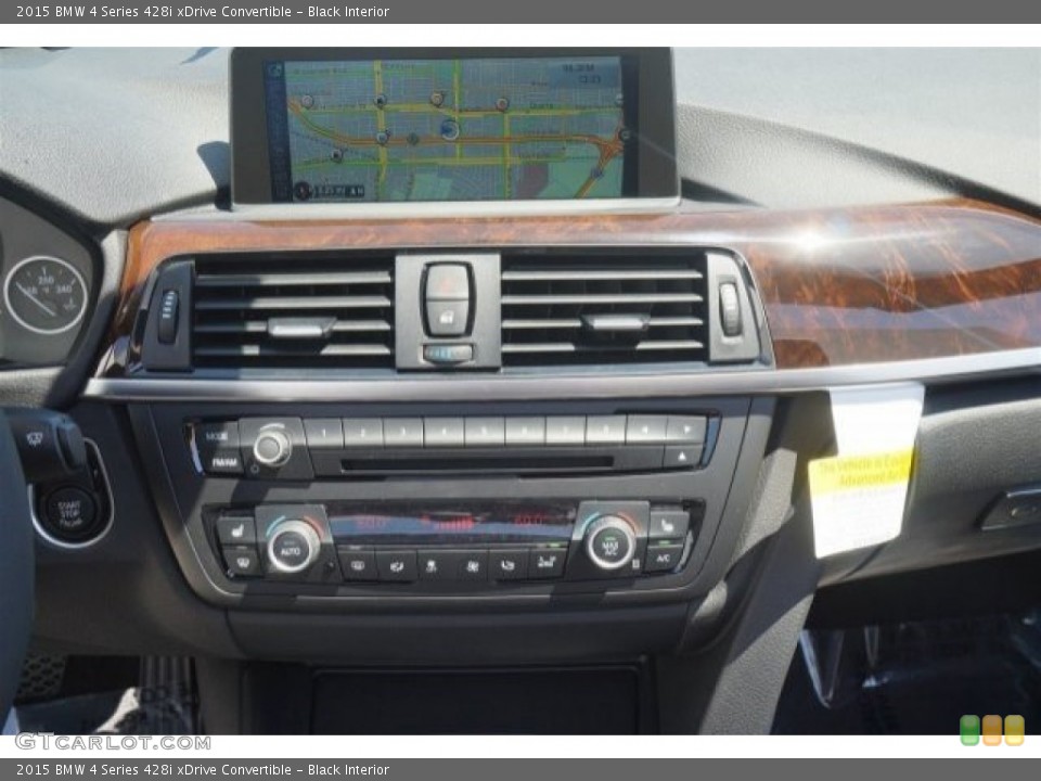 Black Interior Controls for the 2015 BMW 4 Series 428i xDrive Convertible #97061172