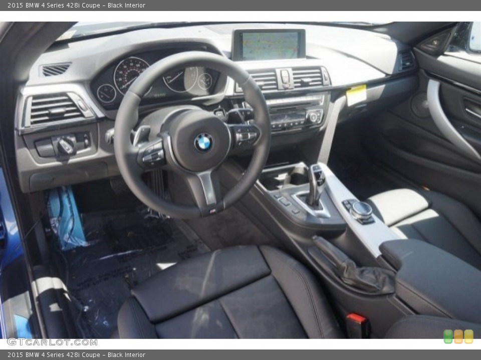 Black Interior Prime Interior for the 2015 BMW 4 Series 428i Coupe #97061543