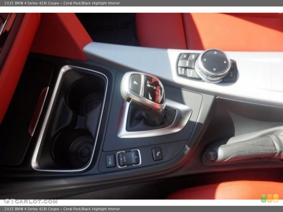 Coral Red/Black Highlight Interior Transmission for the 2015 BMW 4 Series 428i Coupe #97061744