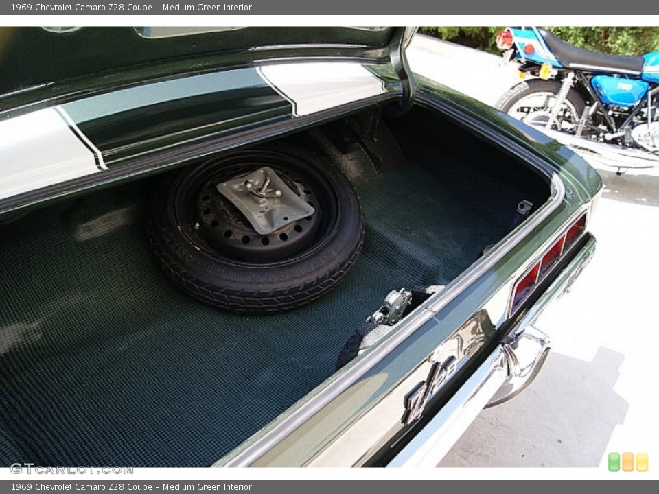 Medium Green Interior Trunk for the 1969 Chevrolet Camaro Z28 Coupe #97062011