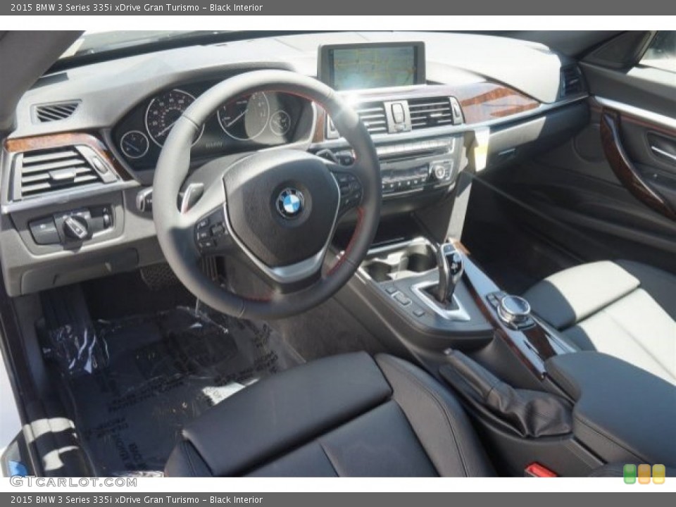 Black Interior Prime Interior for the 2015 BMW 3 Series 335i xDrive Gran Turismo #97062614