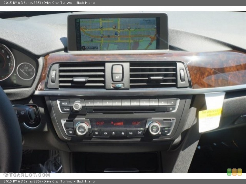 Black Interior Controls for the 2015 BMW 3 Series 335i xDrive Gran Turismo #97062627