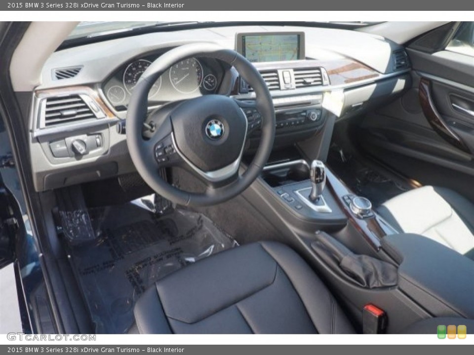 Black Interior Prime Interior for the 2015 BMW 3 Series 328i xDrive Gran Turismo #97062692