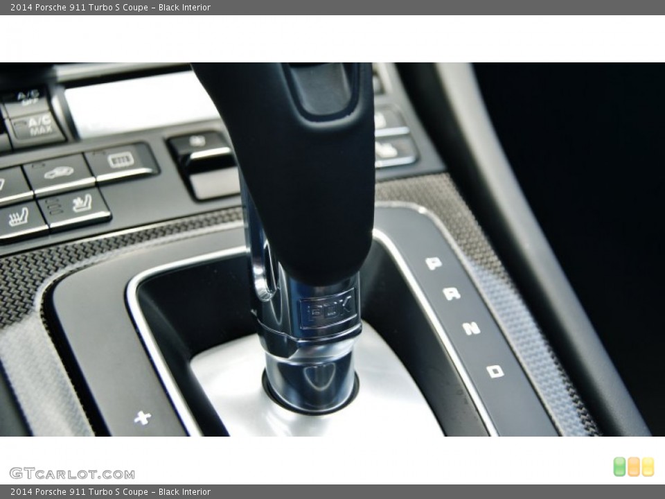 Black Interior Transmission for the 2014 Porsche 911 Turbo S Coupe #97063364
