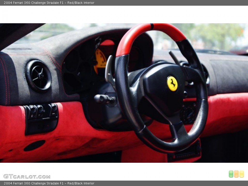 Red/Black Interior Steering Wheel for the 2004 Ferrari 360 Challenge Stradale F1 #97065288