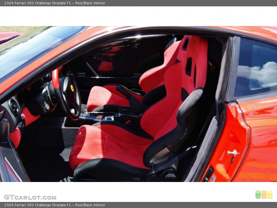 Red/Black Interior Front Seat for the 2004 Ferrari 360 Challenge Stradale F1 #97065314