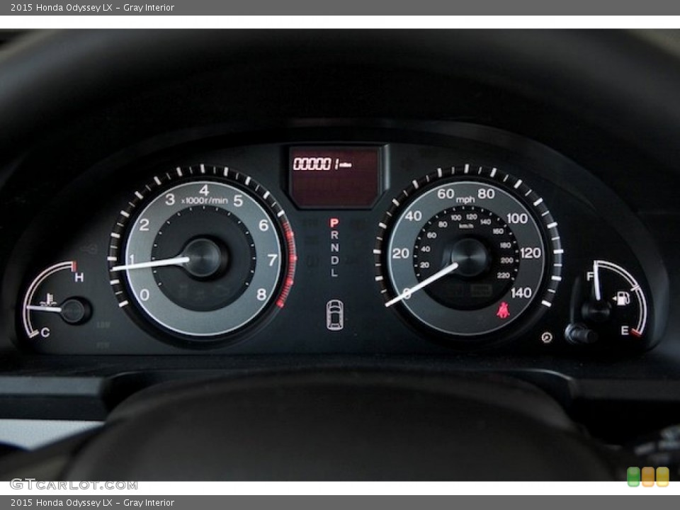 Gray Interior Gauges for the 2015 Honda Odyssey LX #97069186