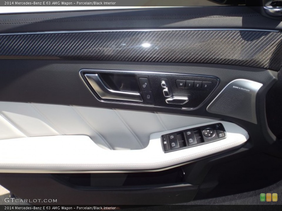 Porcelain/Black Interior Door Panel for the 2014 Mercedes-Benz E 63 AMG Wagon #97069822