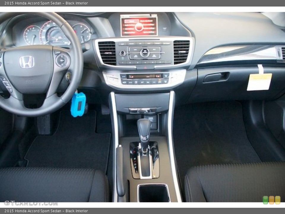 Black Interior Dashboard for the 2015 Honda Accord Sport Sedan #97072429