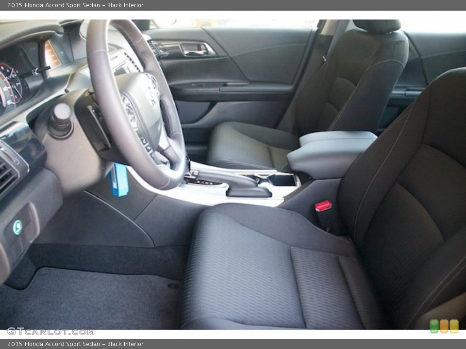 Black Interior Photo for the 2015 Honda Accord Sport Sedan #97072657