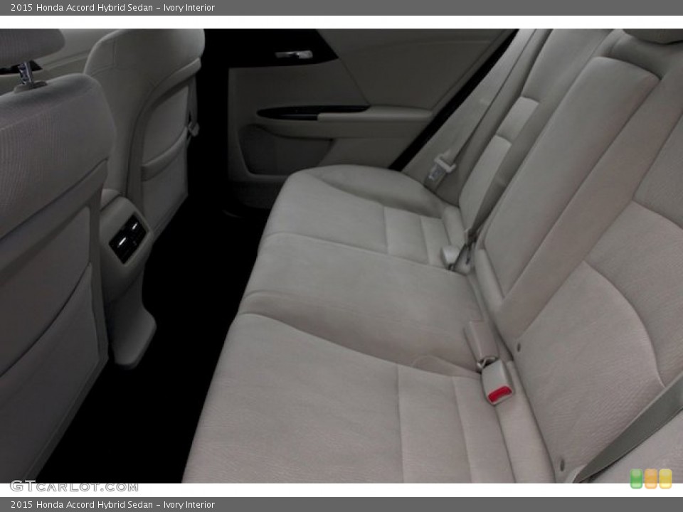 Ivory Interior Rear Seat for the 2015 Honda Accord Hybrid Sedan #97073392
