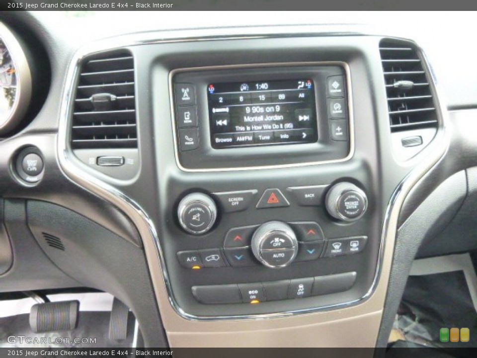 Black Interior Controls for the 2015 Jeep Grand Cherokee Laredo E 4x4 #97074058